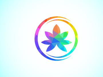 Marijuana leaf. Medical cannabis. Hemp oil. cannabis or marijuana leaf logo