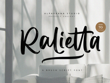 Ralietta - Brush Script Font