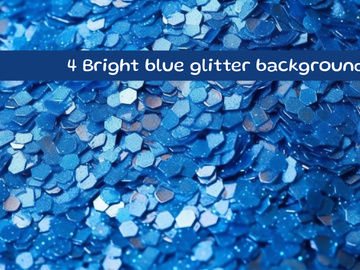 Bright blue glitter background