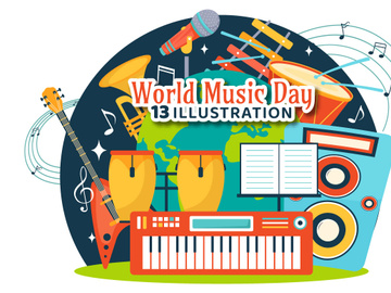 13 World Music Day Illustration