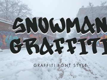 Snowman Graffiti
