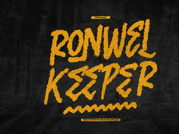 Ronwel Keeper | Solid Hand Drawn Brush