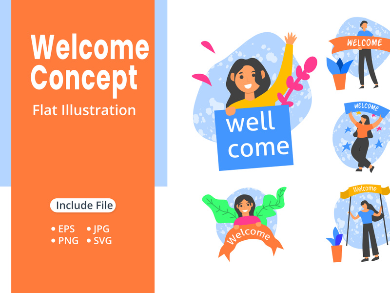 Welcome illustration by Elawulansari93 ~ EpicPxls