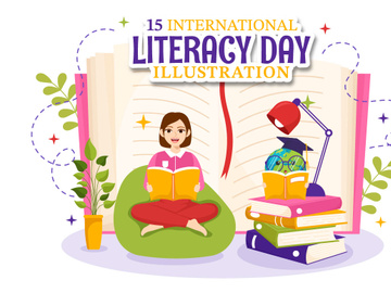 15 International Literacy Day Illustration