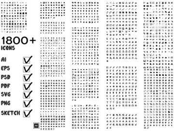 1800+ Icon Pack