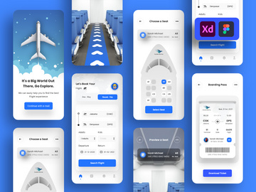 Flight Booking Ticket App Design
