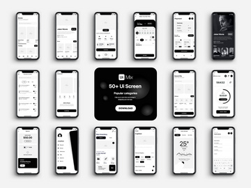 Ui Mix Wireframe  Kit
