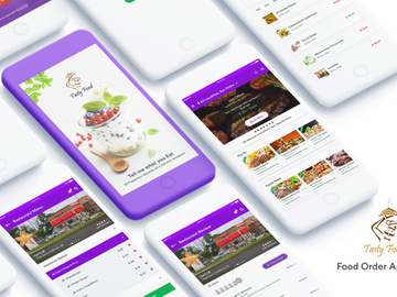 Tasty Food-Online Food Order Mobile App UI Kit