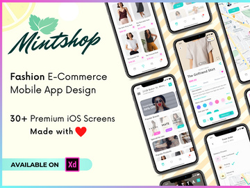 Mint Shop - Ecommerce Mobile UX/UI Kit