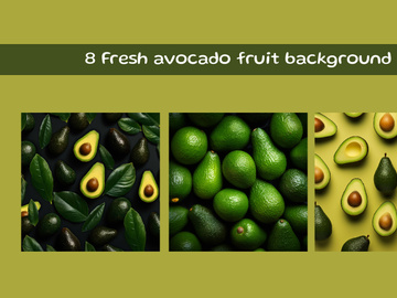 Fresh avocado fruit background