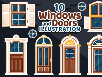 10 Doors and Windows illustration