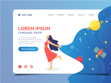[Vol. 01] Website Illustration set - Landing Page