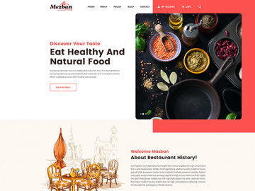 Restaurant PSD Template