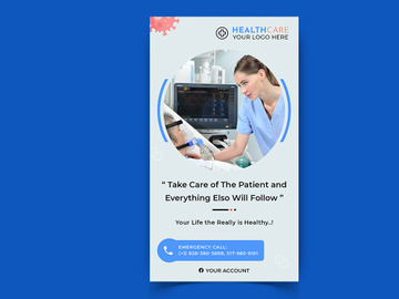 Corona Virus Awareness Social Media Post Template