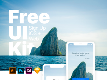 Ui Kit | Sign UP iOS + Web