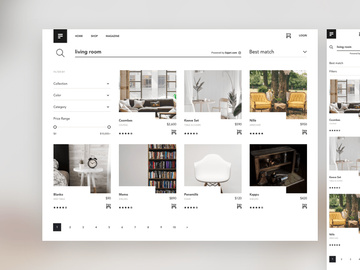 Minimalistic Ecommerce Site Sketch Resource