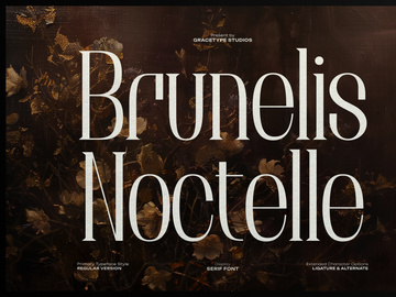 Brunelis Noctelle | Display Serif Font