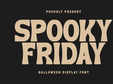 Spooky Friday - Display Font