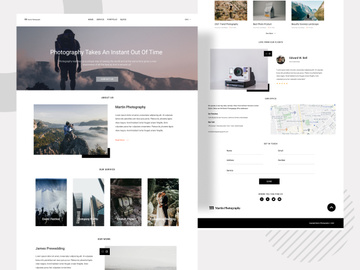 Photography Landing Page