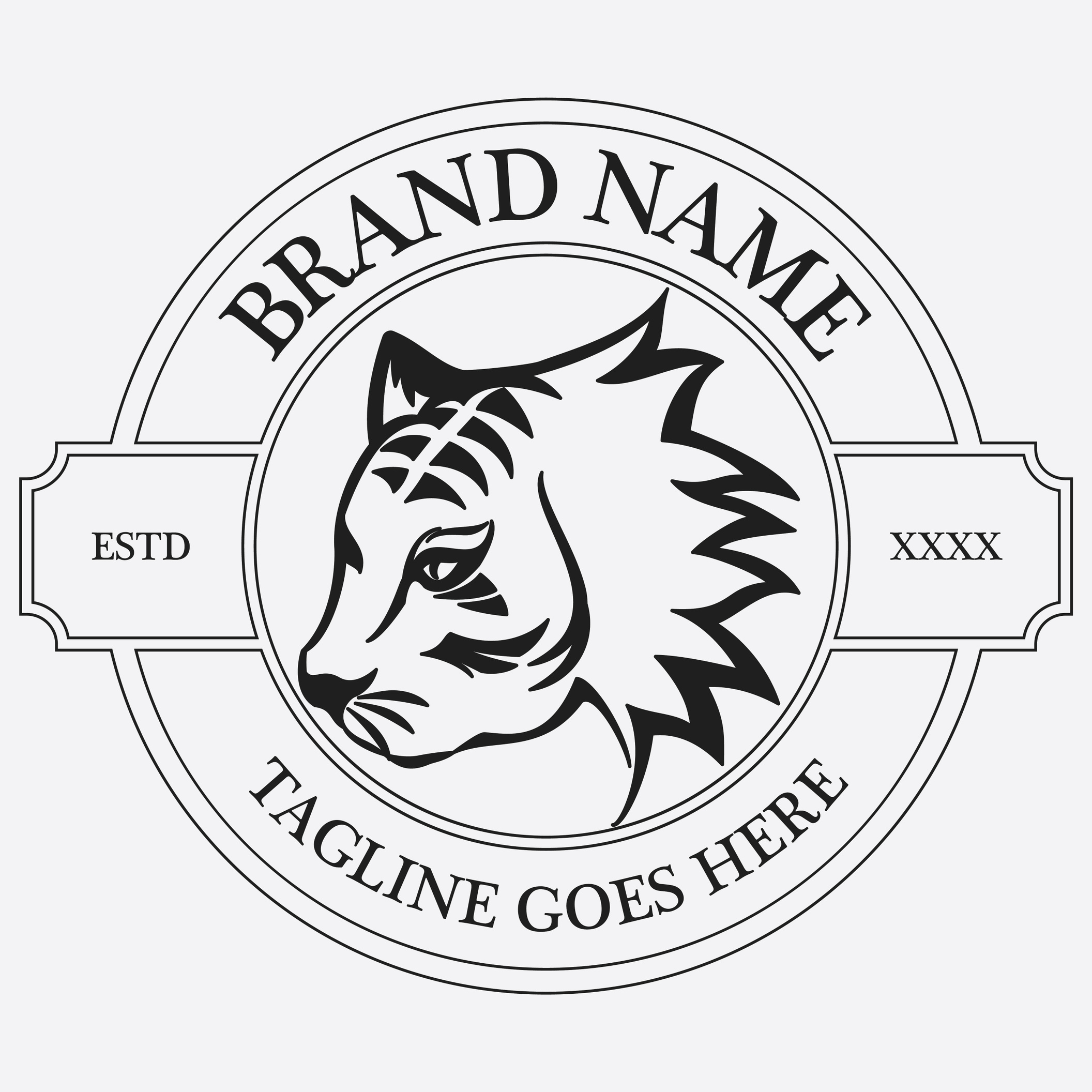 Tiger logo vintage