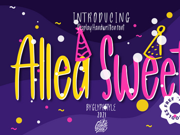 Allea Sweet Display Handwritte