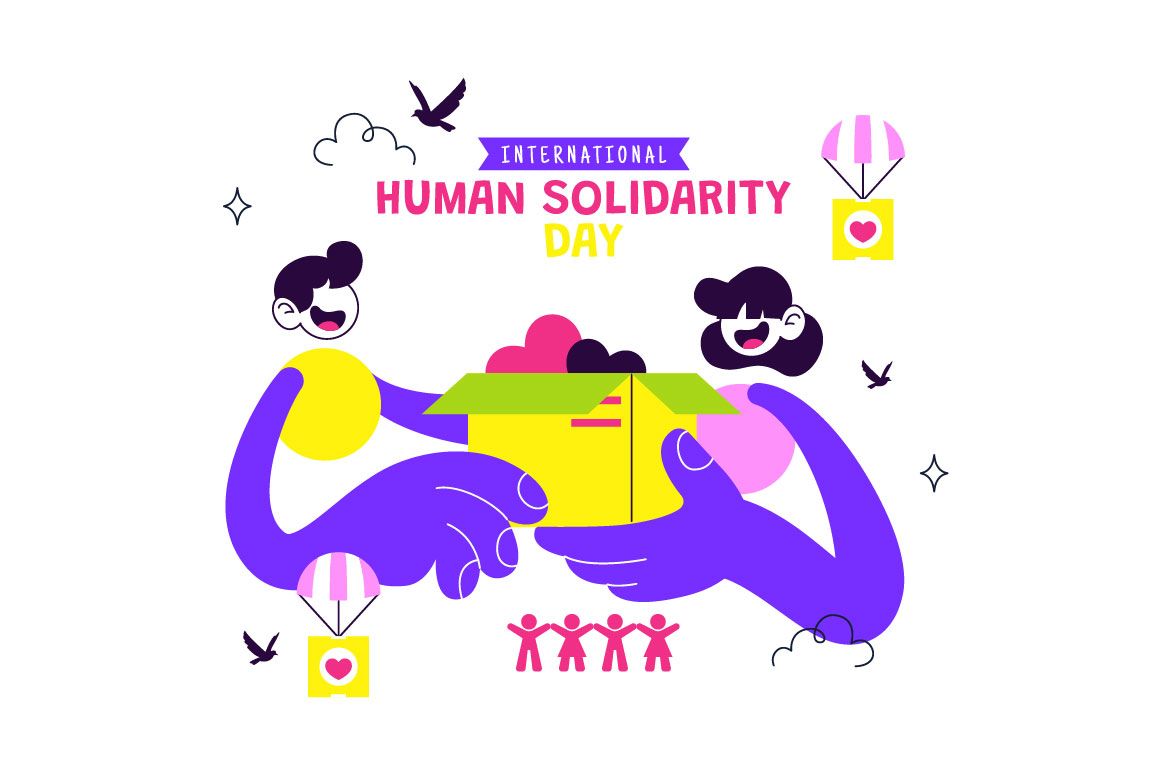 6 Human Solidarity Day Illustration