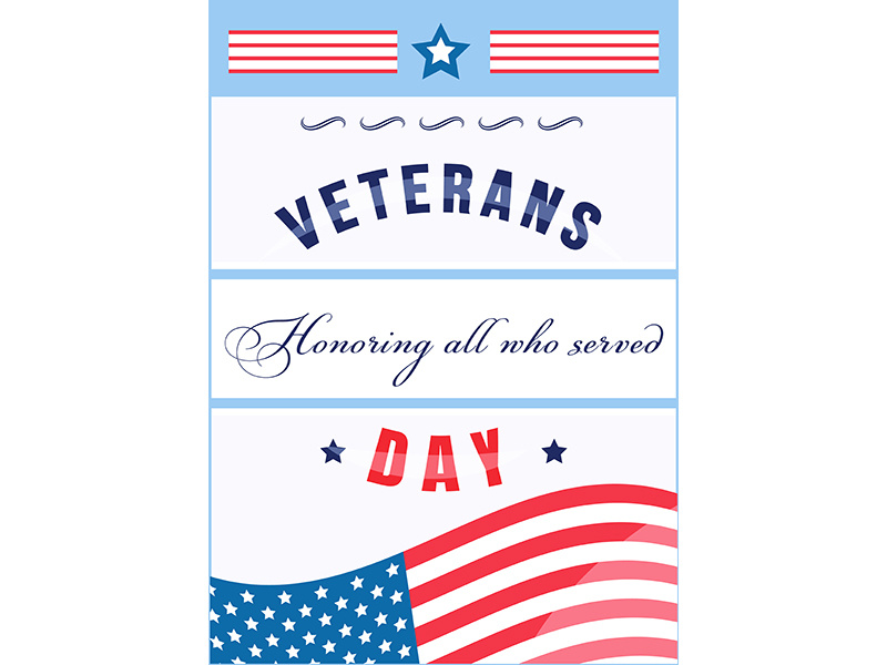 us-veterans-day-poster-flat-vector-template-by-the-img-epicpxls