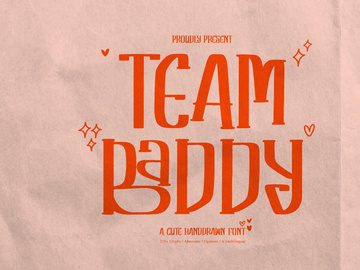 Team Baddy | Cute Hand Drawn