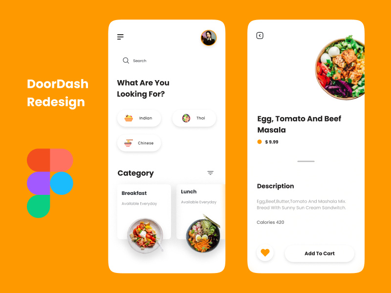 DoorDash Redesign by Designist ~ EpicPxls