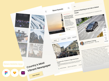 Kamedo News Mobile App