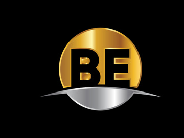 Initial Letter B E Logo Design Vector. Graphic Alphabet Symbol For Corporate Business Identity