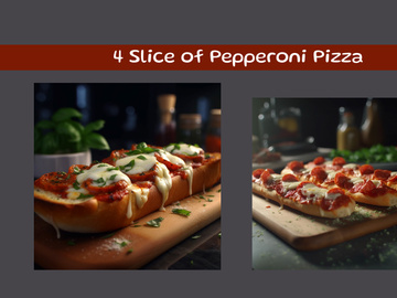 Slice of pepperoni pizza