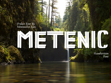 Metenic - Handwritten Font