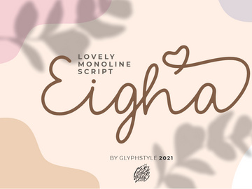 Eigha Lovely Script