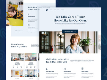 Hunu ll Real Estate Landing Page Design