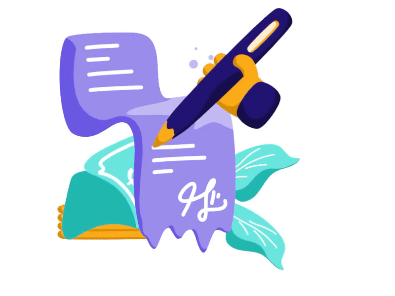 Payment Agreement Animation for transaction