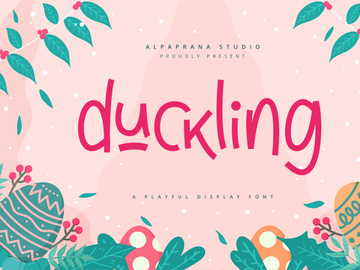Duckling - Playful Display Font