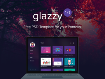 Glazzy - Free Portfolio Template