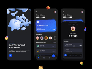 Digital Wallet App Design