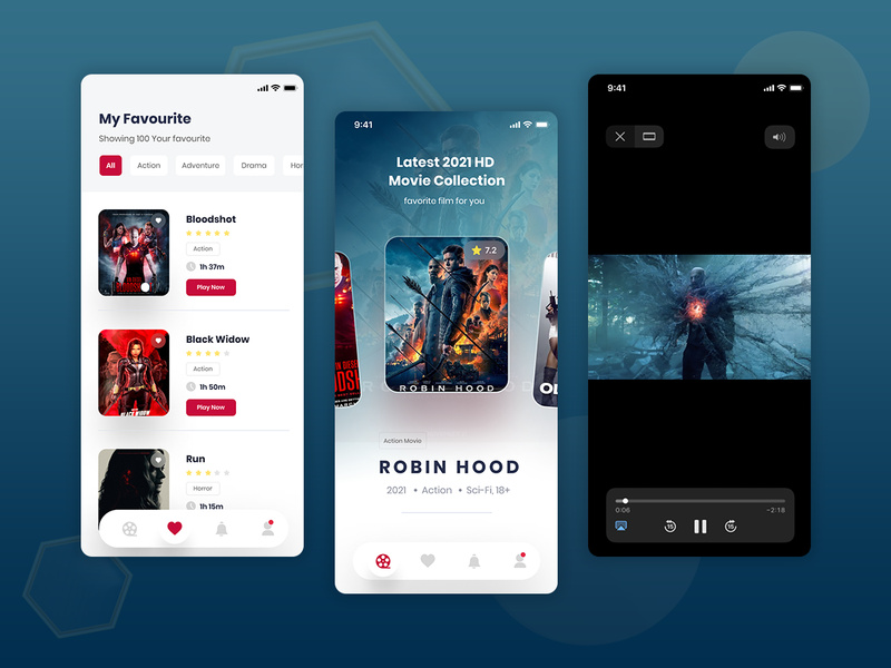 Movie Streaming App Concept By Jaydeep Kaila EpicPxls
