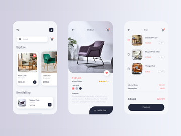 chair app conspept design