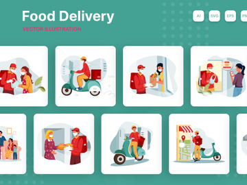 M226_Food Delivery Illustrations