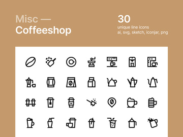 Coffee Shop Icons