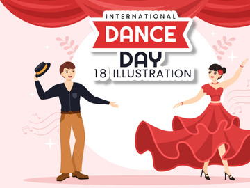 18 International Dance Day Illustration