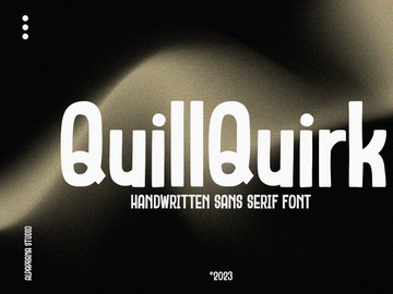 QuillQuirk - Sans Serif Font