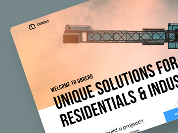 Obrero - Hero Constructor Landing Page