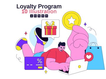 10 Loyalty Program Illustration
