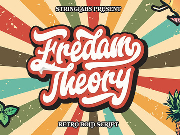 Fredam Theory - Retro Bold Script Font