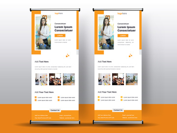 Meet Our Team Roll Up Banner Template