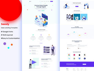 Saasly Version 02 - Saas Landing Template